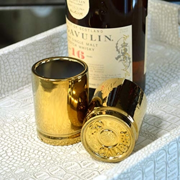 Cool 50 Caliber Shot Glass Set for Men Groomsmen Gifts