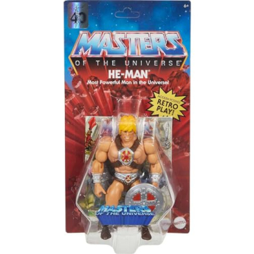 He-Man Collectible Action Figure with Accessories and Comic Book