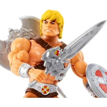 He-Man Collectible Action Figure with Accessories and Comic Book