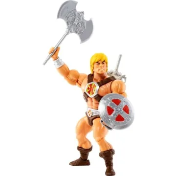 He-Man Collectible Action Figure with Accessories and Comic Book