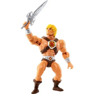 He-Man Collectible Action Figure with Accessories and Comic Book