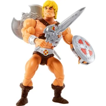 He-Man Collectible Action Figure with Accessories and Comic Book