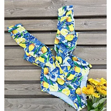 Stylish SPORLIKE One Piece Swimsuit for Women