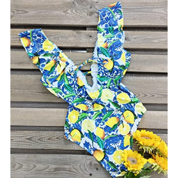 Stylish SPORLIKE One Piece Swimsuit for Women