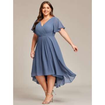 Ever-Pretty Plus Size Elegant Wedding Guest Dress