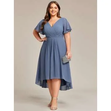 Ever-Pretty Plus Size Elegant Wedding Guest Dress