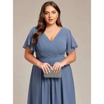 Ever-Pretty Plus Size Elegant Wedding Guest Dress