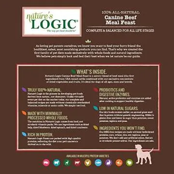 Nature's Logic Canine Beef Meal Feast - Natural Dog Food
