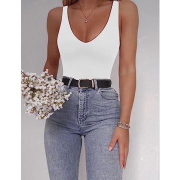 Stylish V Neck Bodysuit for Women | Ideal for Parties