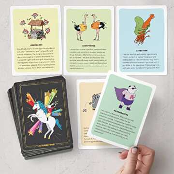 Knock Knock Affirmators! Deluxe Deck: 100 Affirmation Cards Deck - Affirmation Cards to Help You Help Yourself Without The Self-Helpy-Ness