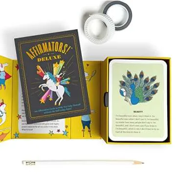 Knock Knock Affirmators! Deluxe Deck: 100 Affirmation Cards Deck - Affirmation Cards to Help You Help Yourself Without The Self-Helpy-Ness
