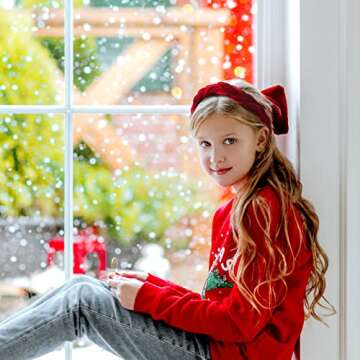 6 Pieces Velvet Headband for Women Girls Criss Cross Wide Braided Hairband Solid Color Soft Cute Hai...