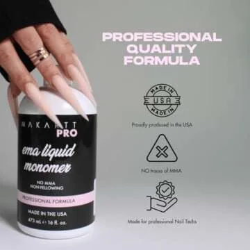 MakarttPro EMA Acrylic Monomer 946ml Low Odor Non-Yellowing