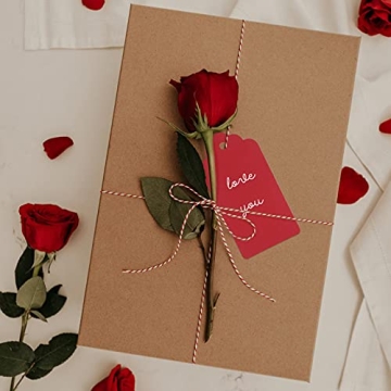 G2PLUS 100PCS Red Gift Tags for Every Occasion