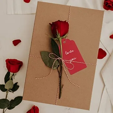 G2PLUS 100PCS Red Gift Tags for Every Occasion