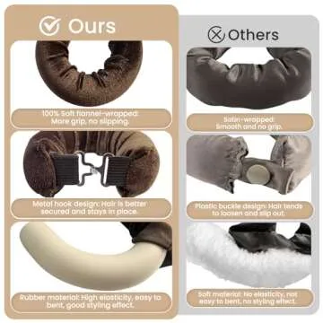 Velvet Heatless Curling Rods for Effortless Overnight Curls