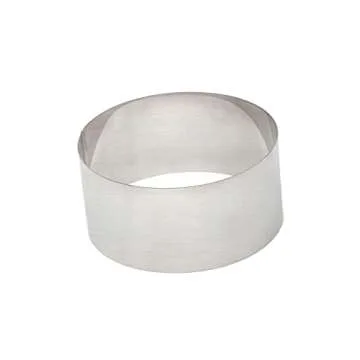 Stainless Steel Cake Ring Set for Perfect Pastries