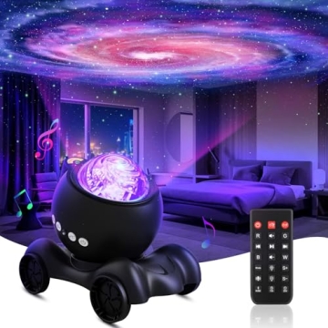 ENOKIK Galaxy Projector with Bluetooth & White Noise