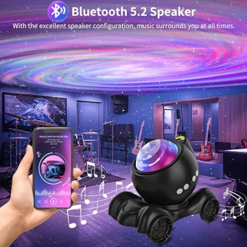 ENOKIK Galaxy Projector with Bluetooth & White Noise