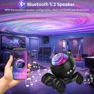 ENOKIK Galaxy Projector with Bluetooth & White Noise