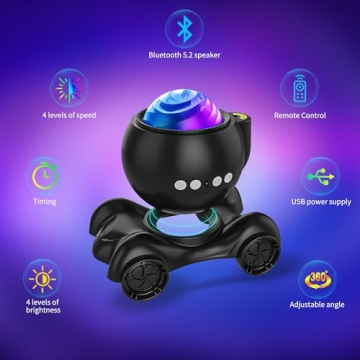 ENOKIK Galaxy Projector with Bluetooth & White Noise