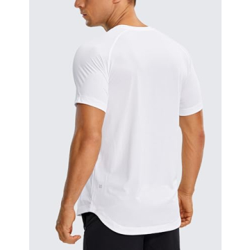 CRZ YOGA Men's Lightweight Short Sleeve T-Shirt for Workout