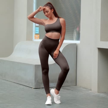 Sportneer Women’s Ribbed Workout Set: Stylish & Functional