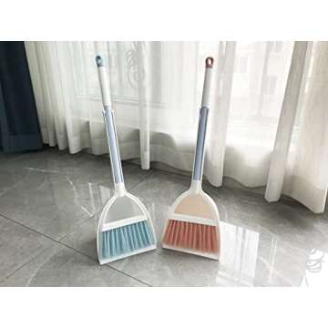 BSMstone Kids Broom and Dustpan Set for Fun Cleaning