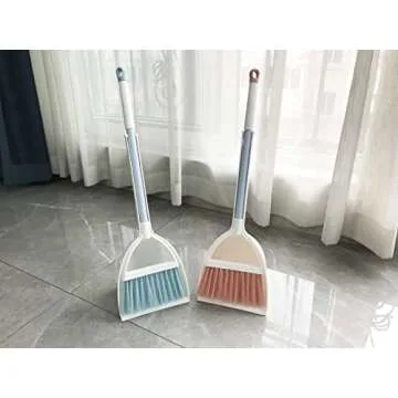 BSMstone Kids Broom and Dustpan Set for Fun Cleaning