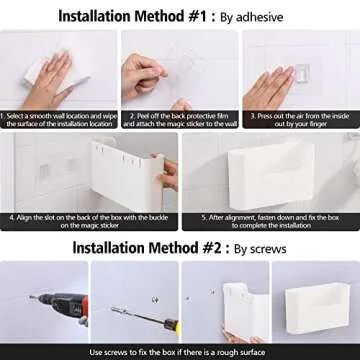 Poeland Floating Shelf Wall Mounted Non-Drilling Adhesive Bathroom Organizer Ledge Shelf for Home Decor/Kitchen/Bathroom Storage 4pcs