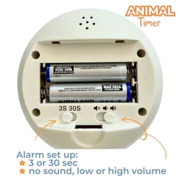 Animal Visual Timer and Color Timer for Kids, Preschoolers & Toddlers - Silent Classroom and Home 60-Minute Countdown Clock, Time Management Tool (Animal Timer)