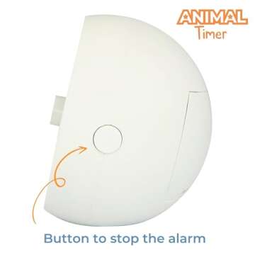 Animal Visual Timer and Color Timer for Kids, Preschoolers & Toddlers - Silent Classroom and Home 60-Minute Countdown Clock, Time Management Tool (Animal Timer)