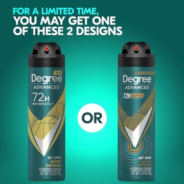 Degree Men 72-Hour Dry Spray Antiperspirant Sport Defense