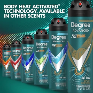 Degree Men 72-Hour Dry Spray Antiperspirant Sport Defense