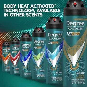 Degree Men 72-Hour Dry Spray Antiperspirant Sport Defense