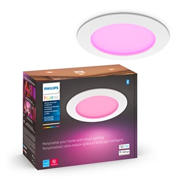 Philips Hue Smart Slim 6 Inch LED Downlight - Color-Changing Ambiance Light