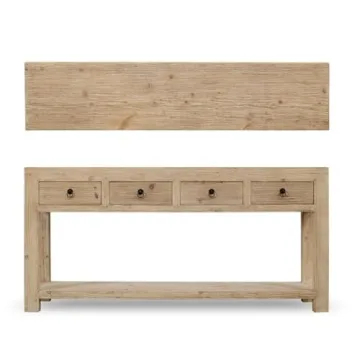 Handcrafted 70" Long Capri Sideboard with 4 Drawers