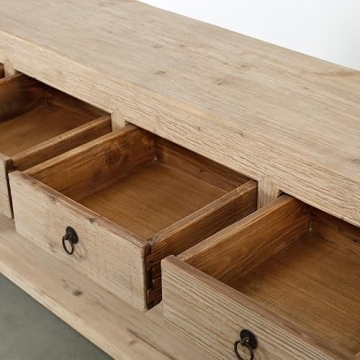 Handcrafted 70" Long Capri Sideboard with 4 Drawers