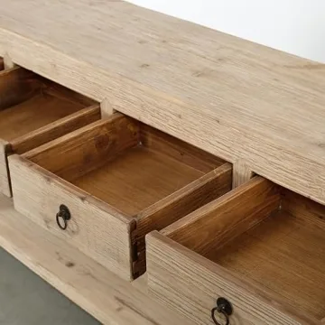 Handcrafted 70" Long Capri Sideboard with 4 Drawers