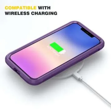 Diaclara Rugged iPhone 11 Case with Screen Protector