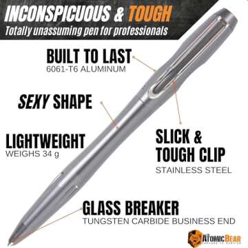 Self Defense Tactical EDC Pen, Car Window Glass Breaker, Emergency & Survival Military Pens For All ...