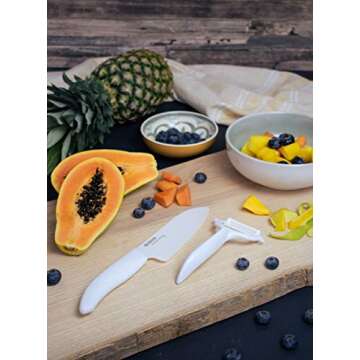 Kyocera Advanced Ceramic Horizontal Y Peeler - Effortless Culinary Perfection