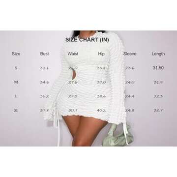 Volemo Women Hollow Out Adjustable Mini Dress for Parties