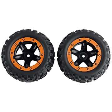 GDOOL M16055 Left & Right Wheel Tire Set Complete for 16889 16890 16890A 16889A RC Cars Accessories ...