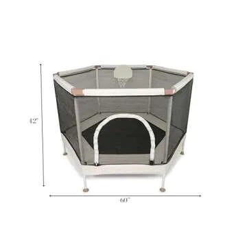 Square House Kids Trampoline - Safe & Fun 5FT Design