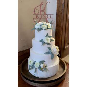 Crafare 5 Tier Round Foam Cake Dummy Decorating 4“ 6” 8“ 10” 12“ Supplies for Wedding Baby...