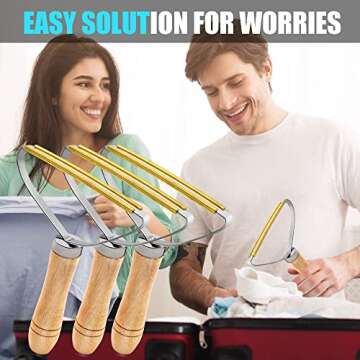 3PCS Pet Hair Remover, Lint Remover, Carpet Rake, Lint Cleaner Pro, Carpet Scraper, Portable Remover...