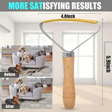 3PCS Pet Hair Remover, Lint Remover, Carpet Rake, Lint Cleaner Pro, Carpet Scraper, Portable Remover Manual Clothes Cleaning Fuzz Shaver