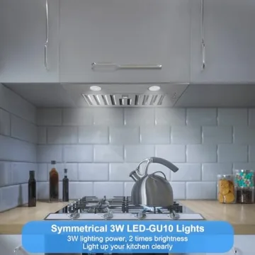 JOEAONZ 20" Stainless Steel Kitchen Range Hood