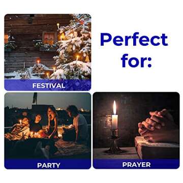 Dinil Spell & Chime Candles 100 Assorted Colors for Rituals